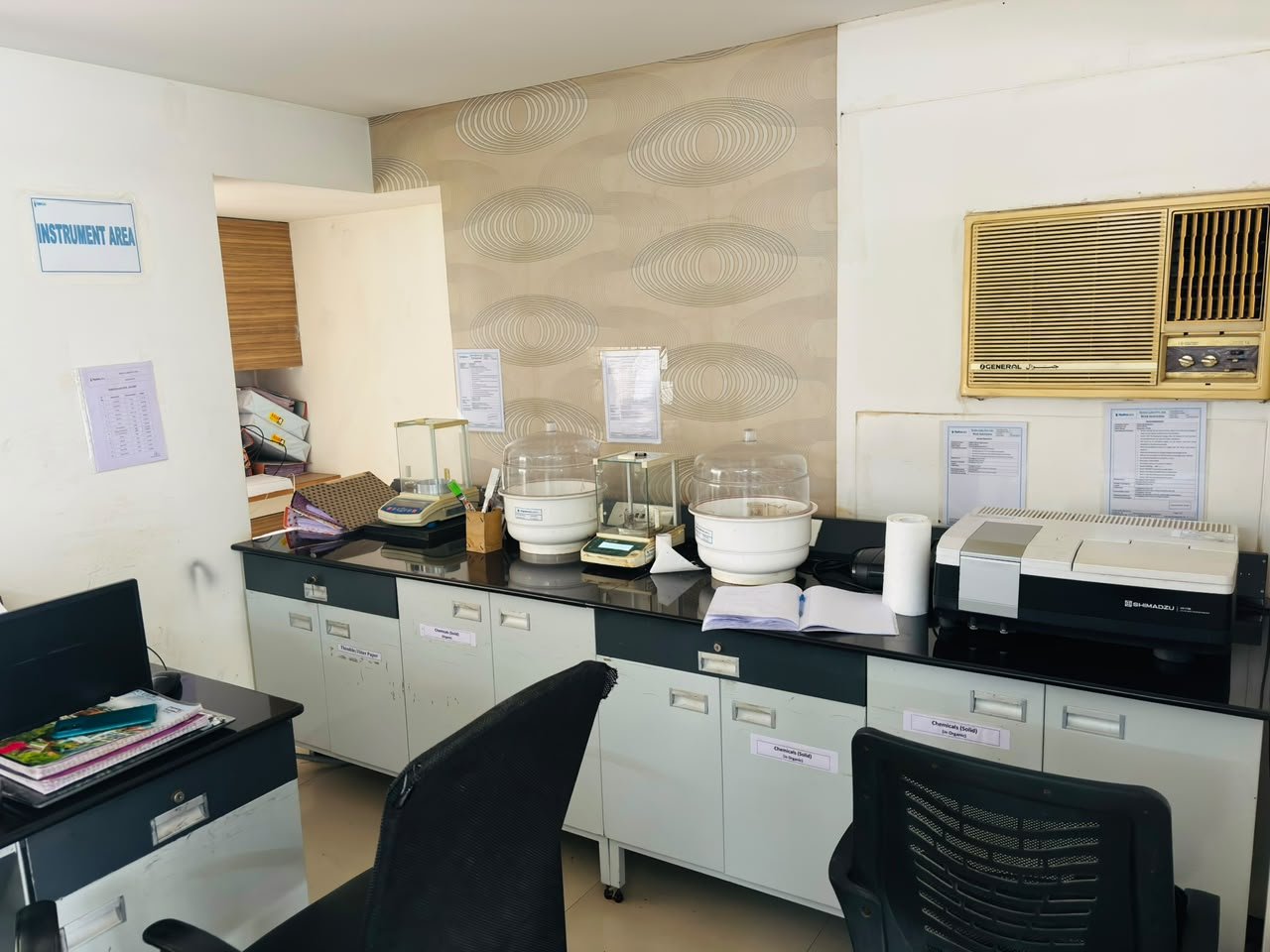 Instrument Section at the HydroLabs laboratory — view 1