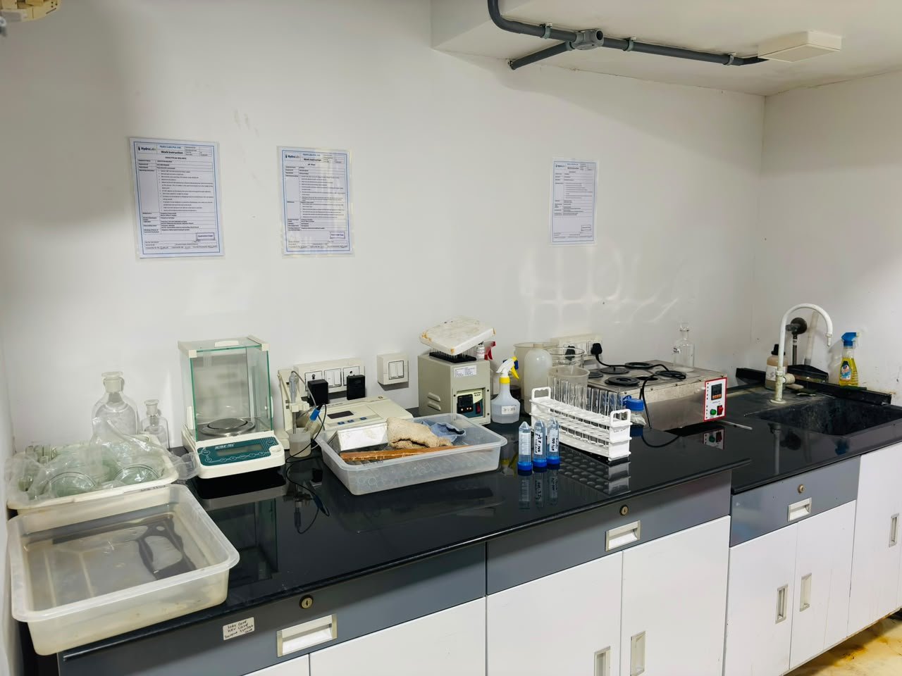 Media Preparation Room at the HydroLabs laboratory