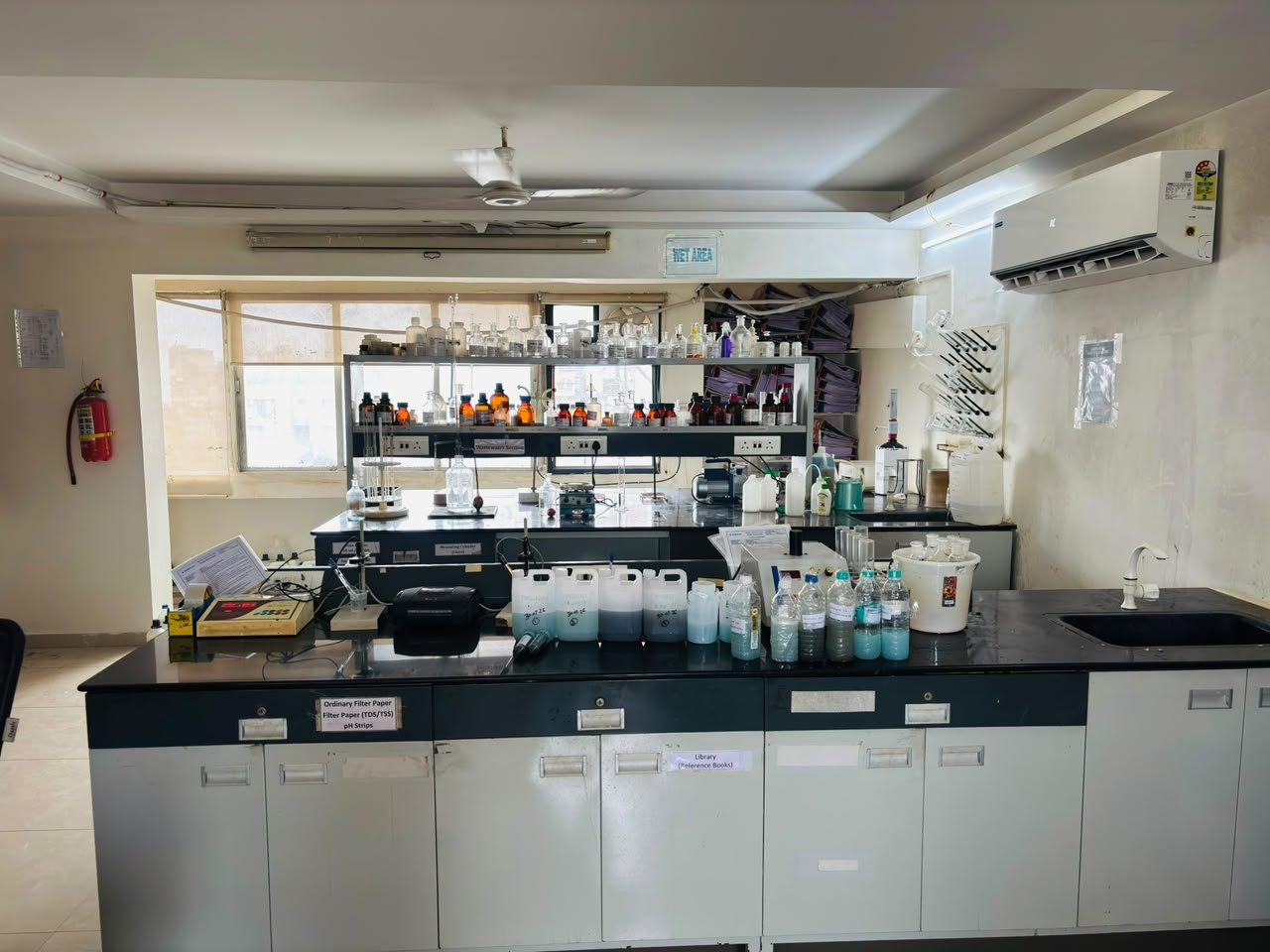 Water & Wastewater Analysis Section at the HydroLabs laboratory